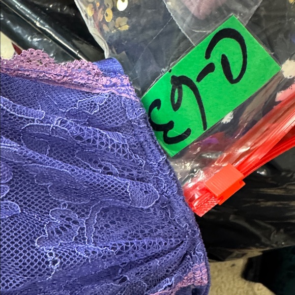 Frederick's Of Hollywood Lace Mesh Babydoll And Bottom 2 Piece Set Size L - Picture 14 of 14